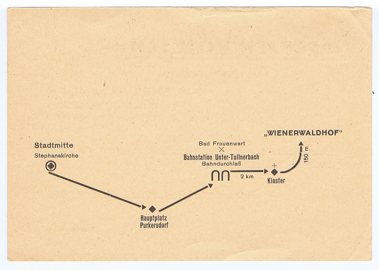 Anfahrtsplan "Ferien vom Ich"